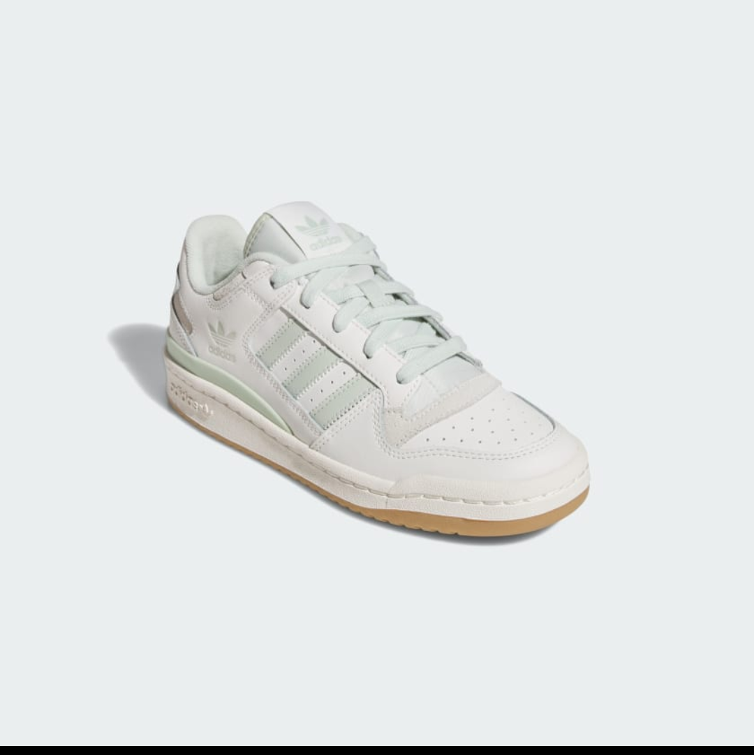 Adidas Women Fourm Low Cl-Size 8 (Off White/Halo Blue)